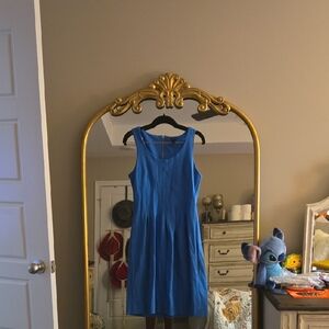 J. Crew Vibrant Blue Mini Dress